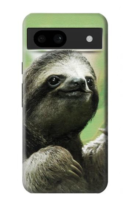S2708 Smiling Sloth Hülle Schutzhülle Taschen für Google Pixel 8a