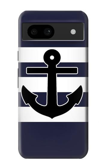 S2758 Anchor Navy Hülle Schutzhülle Taschen für Google Pixel 8a