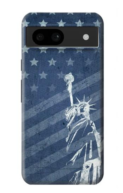 S3450 US Flag Liberty Statue Hülle Schutzhülle Taschen für Google Pixel 8a
