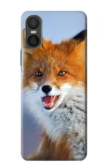 S0417 Fox Hülle Schutzhülle Taschen für Sony Xperia 10 VI