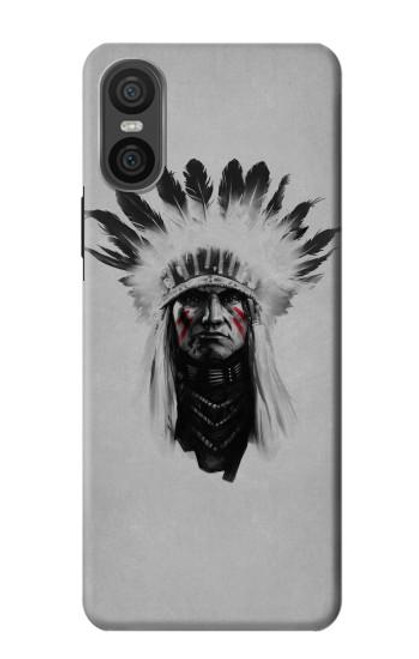 S0451 Indian Chief Hülle Schutzhülle Taschen für Sony Xperia 10 VI