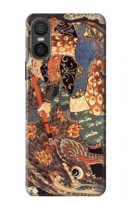 S0914 Ronin Miyamoto Musashi Hülle Schutzhülle Taschen für Sony Xperia 10 VI