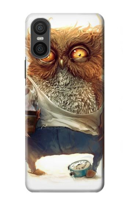 S1133 Wake up Owl Hülle Schutzhülle Taschen für Sony Xperia 10 VI