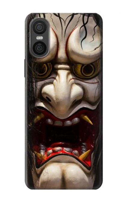 S2112 Hannya Demon Mask Hülle Schutzhülle Taschen für Sony Xperia 10 VI