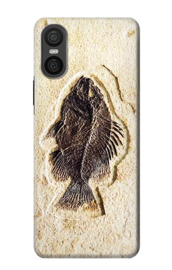 S2562 Fossil Fish Hülle Schutzhülle Taschen für Sony Xperia 10 VI