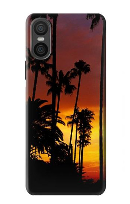 S2563 California Sunrise Hülle Schutzhülle Taschen für Sony Xperia 10 VI