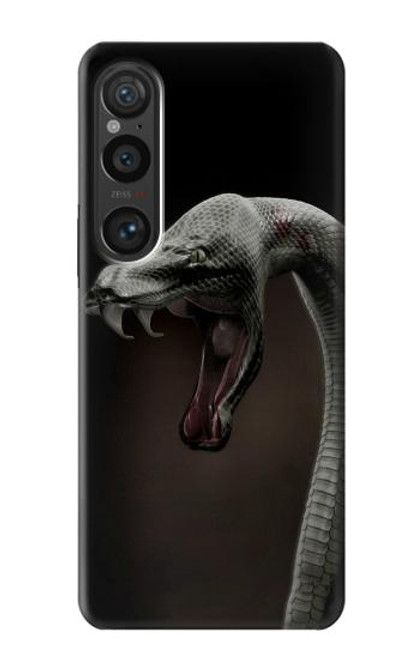 S1597 Black Mamba Snake Hülle Schutzhülle Taschen für Sony Xperia 1 VI