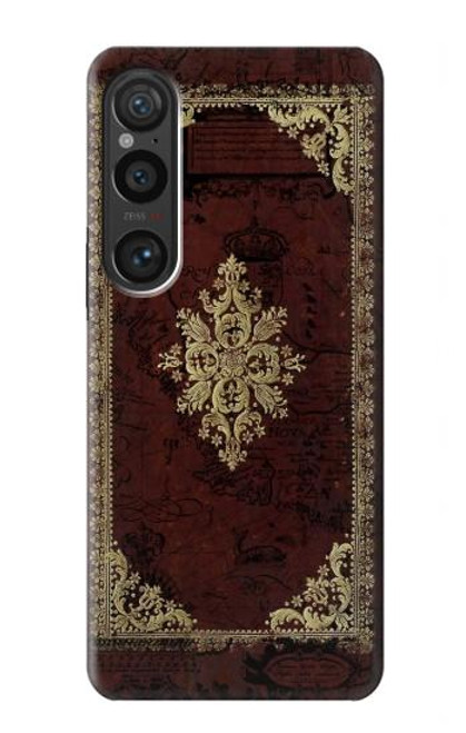 S3014 Vintage Map Book Cover Hülle Schutzhülle Taschen für Sony Xperia 1 VI