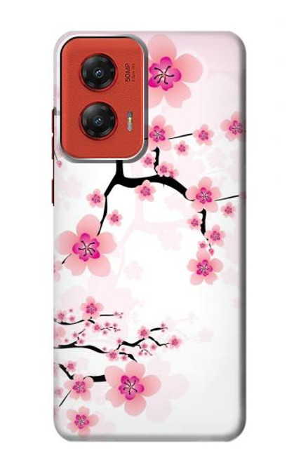 S2359 Plum Blossom Hülle Schutzhülle Taschen für Motorola Moto G Stylus 5G (2024)