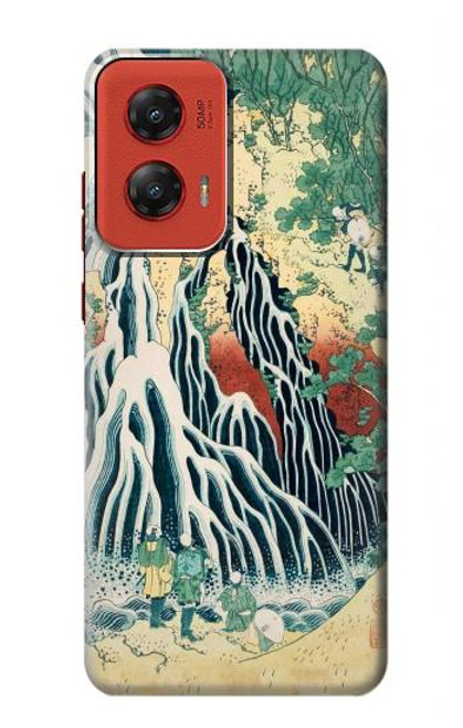 S2491 Hokusai Kirifuri Waterfall at Kurokami Hülle Schutzhülle Taschen für Motorola Moto G Stylus 5G (2024)
