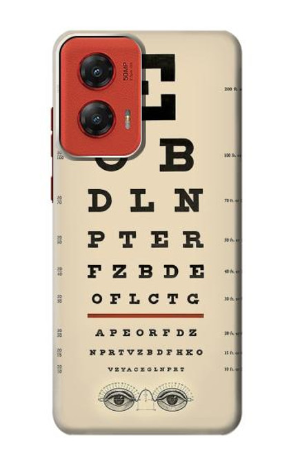 S2502 Eye Exam Chart Decorative Decoupage Poster Hülle Schutzhülle Taschen für Motorola Moto G Stylus 5G (2024)