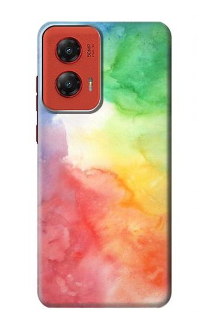 S2945 Colorful Watercolor Hülle Schutzhülle Taschen für Motorola Moto G Stylus 5G (2024)