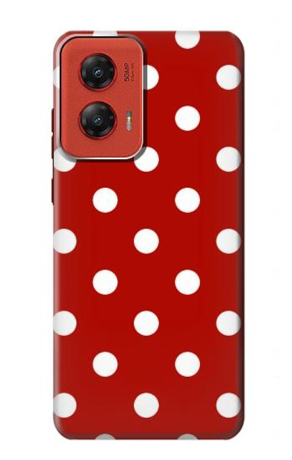 S2951 Red Polka Dots Hülle Schutzhülle Taschen für Motorola Moto G Stylus 5G (2024)