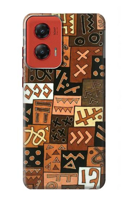 S3460 Mali Art Pattern Hülle Schutzhülle Taschen für Motorola Moto G Stylus 5G (2024)