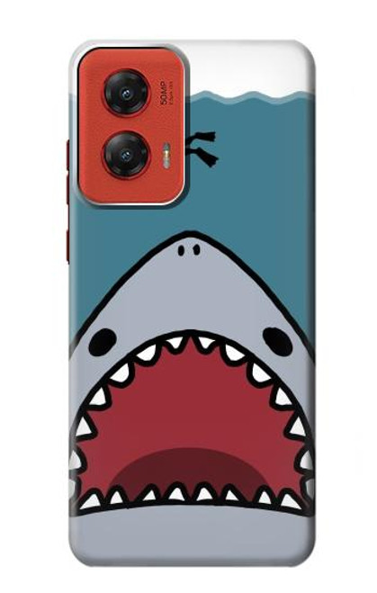 S3825 Cartoon Shark Sea Diving Hülle Schutzhülle Taschen für Motorola Moto G Stylus 5G (2024)