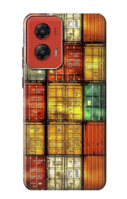 S3861 Colorful Container Block Hülle Schutzhülle Taschen für Motorola Moto G Stylus 5G (2024)