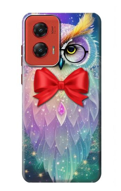 S3934 Fantasy Nerd Owl Hülle Schutzhülle Taschen für Motorola Moto G Stylus 5G (2024)