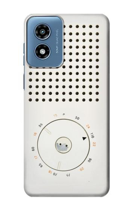 S1857 Retro Transistor Radio Hülle Schutzhülle Taschen für Motorola Moto G Play 4G (2024)