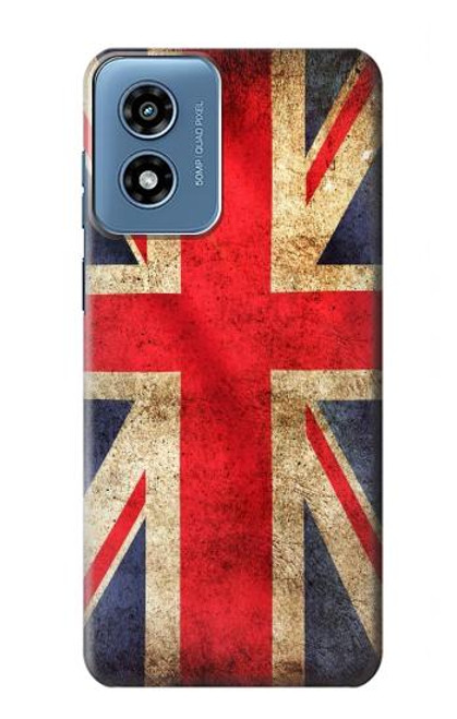 S2303 British UK Vintage Flag Hülle Schutzhülle Taschen für Motorola Moto G Play 4G (2024)