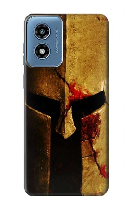 S2439 Warrior Spartan Helmet Hülle Schutzhülle Taschen für Motorola Moto G Play 4G (2024)