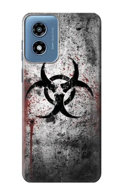 S2440 Biohazards Biological Hazard Hülle Schutzhülle Taschen für Motorola Moto G Play 4G (2024)