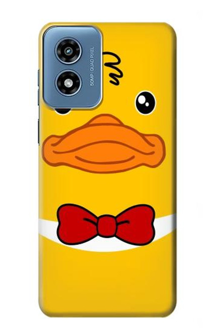 S2760 Yellow Duck Tuxedo Cartoon Hülle Schutzhülle Taschen für Motorola Moto G Play 4G (2024)
