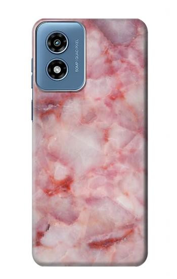 S2843 Pink Marble Texture Hülle Schutzhülle Taschen für Motorola Moto G Play 4G (2024)