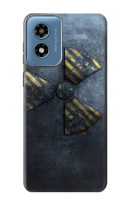 S3438 Danger Radioactive Hülle Schutzhülle Taschen für Motorola Moto G Play 4G (2024)