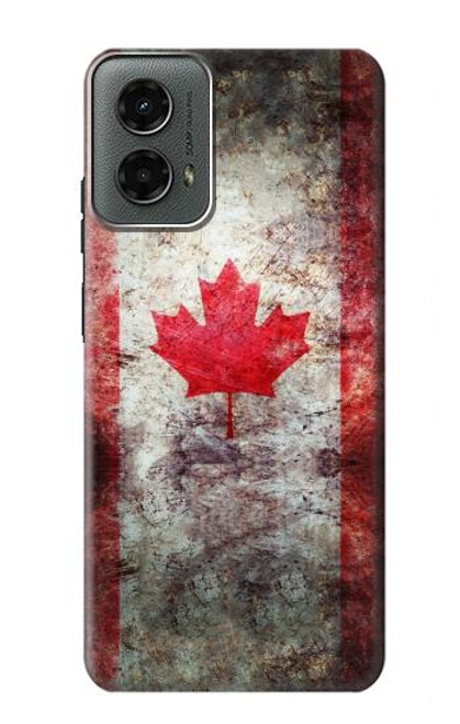 S2490 Canada Maple Leaf Flag Texture Hülle Schutzhülle Taschen für Motorola Moto G 5G (2024)