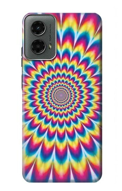 S3162 Colorful Psychedelic Hülle Schutzhülle Taschen für Motorola Moto G 5G (2024)