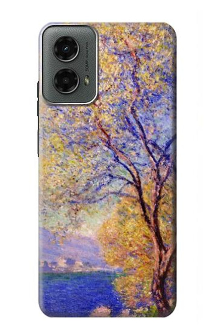 S3339 Claude Monet Antibes Seen from the Salis Gardens Hülle Schutzhülle Taschen für Motorola Moto G 5G (2024)