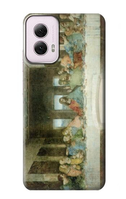 S0173 Leonardo DaVinci The Last Supper Hülle Schutzhülle Taschen für Motorola Moto G Power 5G (2024)