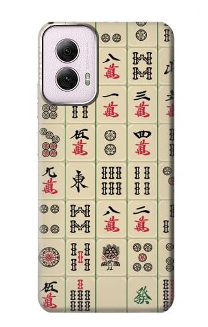 S0802 Mahjong Hülle Schutzhülle Taschen für Motorola Moto G Power 5G (2024)