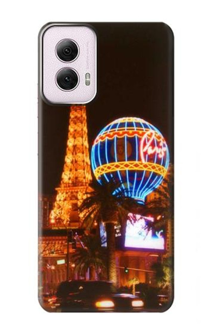 S0893 Las Vegas Hülle Schutzhülle Taschen für Motorola Moto G Power 5G (2024)