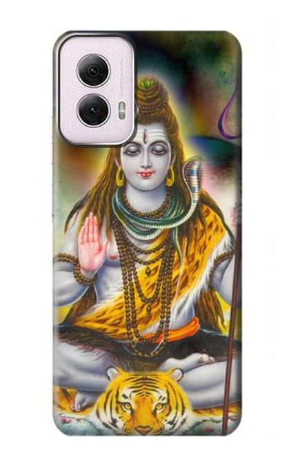 S2287 Lord Shiva Hindu God Hülle Schutzhülle Taschen für Motorola Moto G Power 5G (2024)