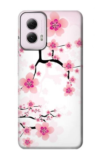 S2359 Plum Blossom Hülle Schutzhülle Taschen für Motorola Moto G Power 5G (2024)