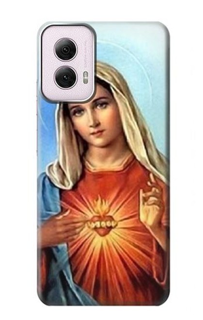 S2420 The Virgin Mary Santa Maria Hülle Schutzhülle Taschen für Motorola Moto G Power 5G (2024)