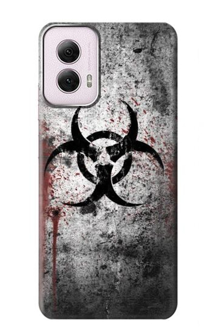 S2440 Biohazards Biological Hazard Hülle Schutzhülle Taschen für Motorola Moto G Power 5G (2024)