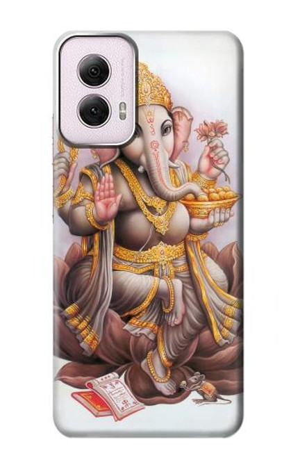 S2820 Hindu God Ganesha Ganapati Vinayaka Hülle Schutzhülle Taschen für Motorola Moto G Power 5G (2024)