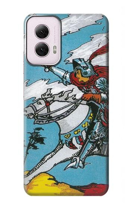 S3731 Tarot Card Knight of Swords Hülle Schutzhülle Taschen für Motorola Moto G Power 5G (2024)