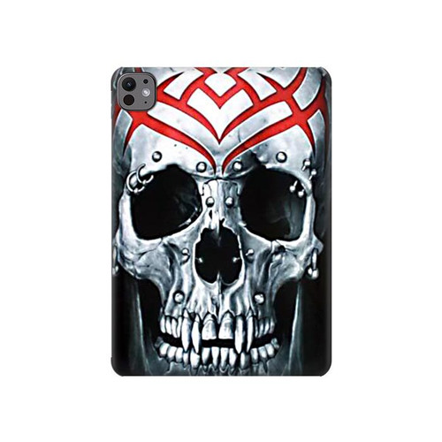S0223 Vampire Skull Tattoo Hülle Schutzhülle Taschen für iPad Pro 11 (2024,2025)