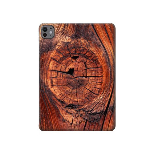 S0603 Wood Graphic Printed Hülle Schutzhülle Taschen für iPad Pro 11 (2024,2025)
