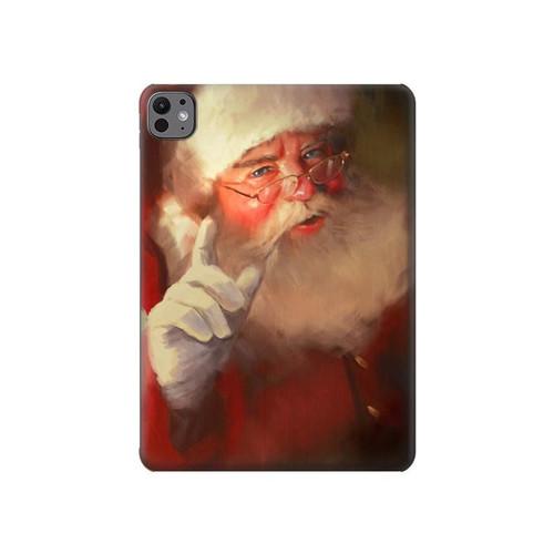 S1144 Xmas Santa Claus Hülle Schutzhülle Taschen für iPad Pro 11 (2024,2025)