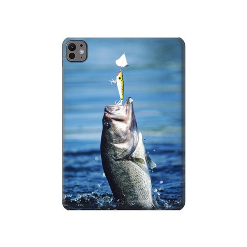 S1594 Bass Fishing Hülle Schutzhülle Taschen für iPad Pro 11 (2024,2025)