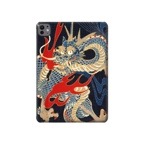 S2073 Japan Dragon Art Hülle Schutzhülle Taschen für iPad Pro 11 (2024,2025)