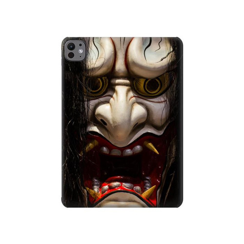S2112 Hannya Demon Mask Hülle Schutzhülle Taschen für iPad Pro 11 (2024,2025)