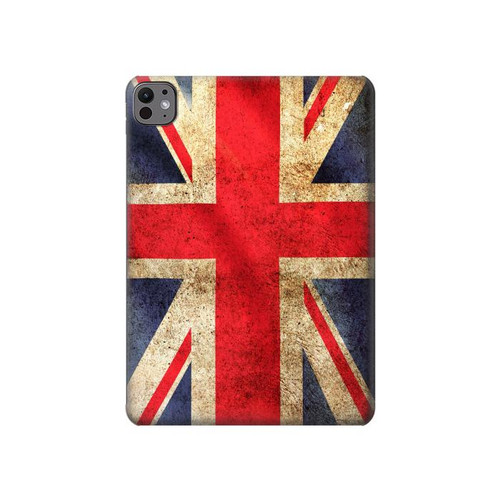 S2303 British UK Vintage Flag Hülle Schutzhülle Taschen für iPad Pro 11 (2024,2025)