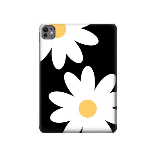 S2315 Daisy White Flowers Hülle Schutzhülle Taschen für iPad Pro 11 (2024,2025)