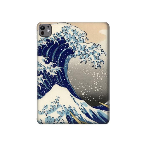S2389 Hokusai The Great Wave off Kanagawa Hülle Schutzhülle Taschen für iPad Pro 11 (2024,2025)