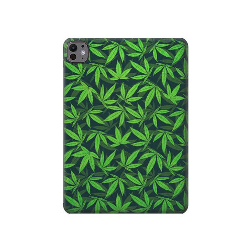 S2666 Marijuana Pattern Hülle Schutzhülle Taschen für iPad Pro 11 (2024,2025)